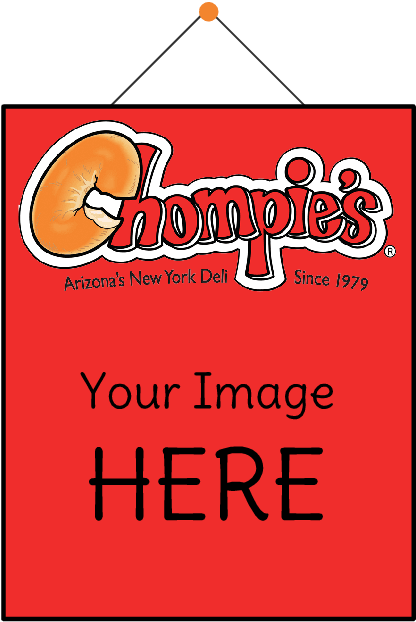 Chompies Wall Frame – Your Image Here Ultimate Slider Food Challenge - Chompie's Restaurant